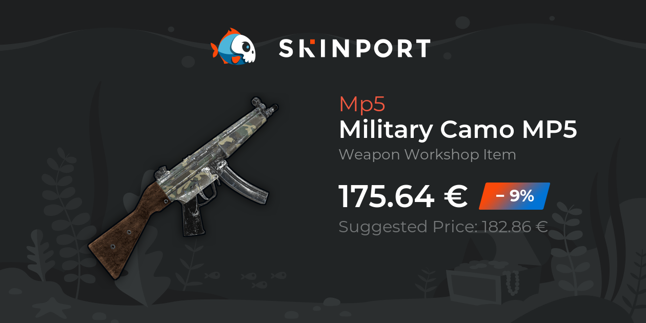 Military Camo MP5 - Rust - Skinport
