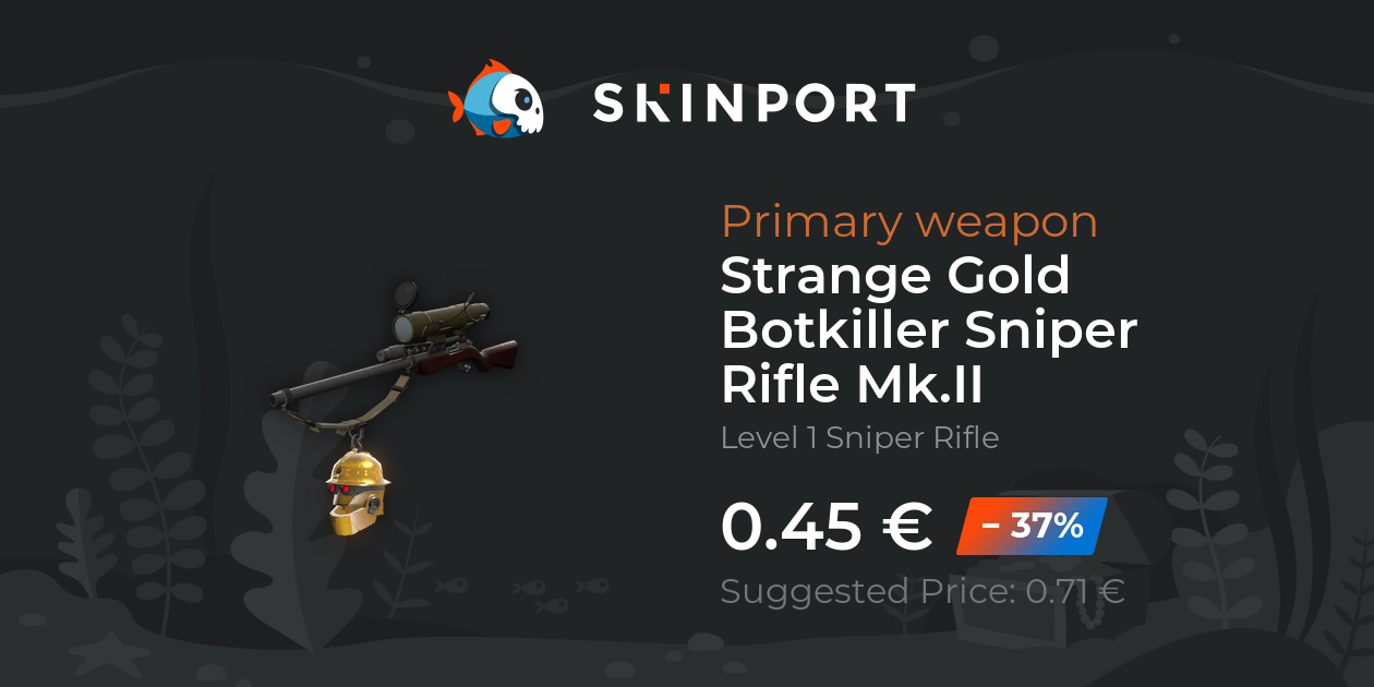 Sær Botdræbende Snigskytteriffel Mk.II - Guld - Team Fortress 2 - Skinport