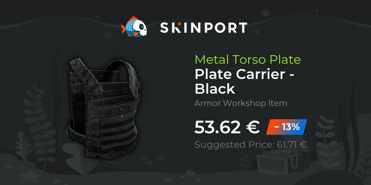 Plate Carrier - Black - Rust - Skinport