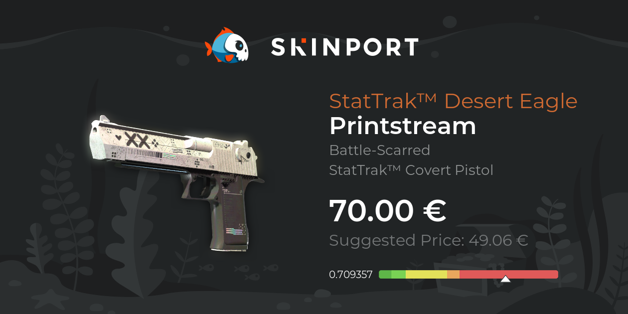 StatTrak™ Desert Eagle | Printstream (Battle-Scarred) - Counter-Strike ...
