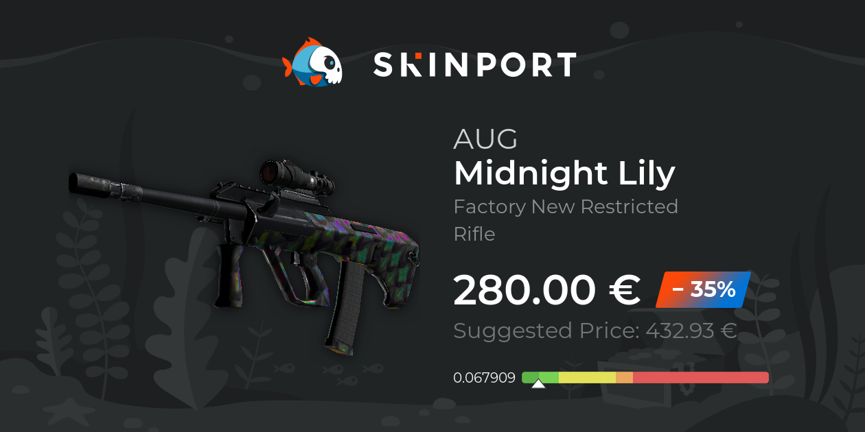 AUG | Midnight Lily (Factory New) - CS:GO - Skinport