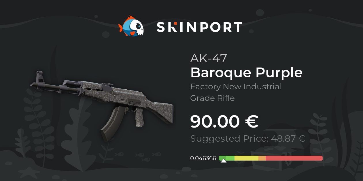 AK-47 | Baroque Purple (Factory New) - Counter-Strike 2 - Skinport