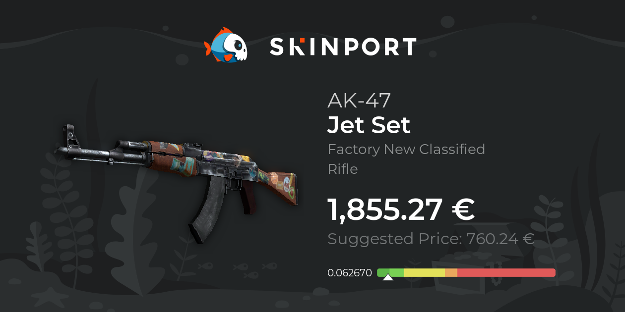 AK-47 | Jet Set (Factory New) - CS:GO - Skinport