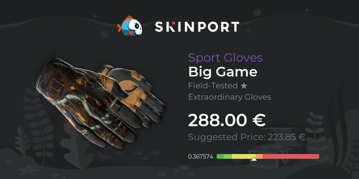 Sport Gloves Big Game (FieldTested) CS2 Skinport