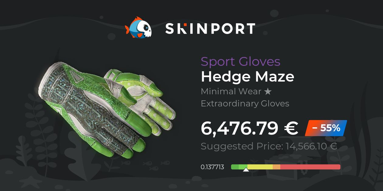 Sport Gloves | Hedge Maze (Minimal Wear) - Counter-Strike 2 - Skinport