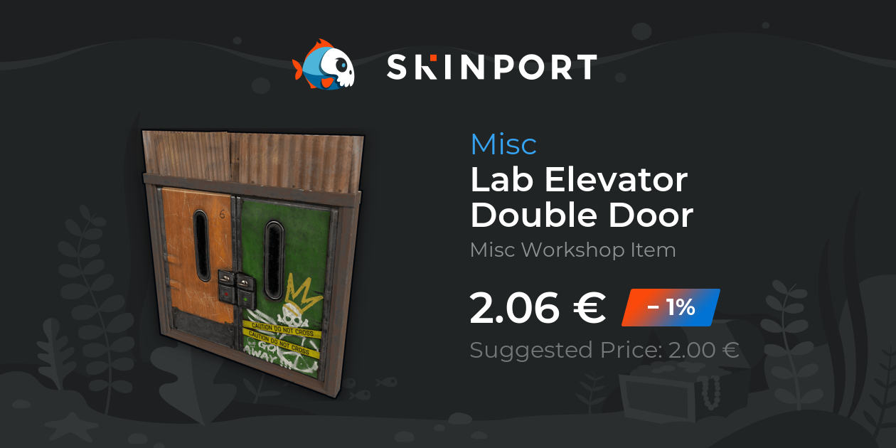 Lab Elevator Double Door - Rust - Skinport