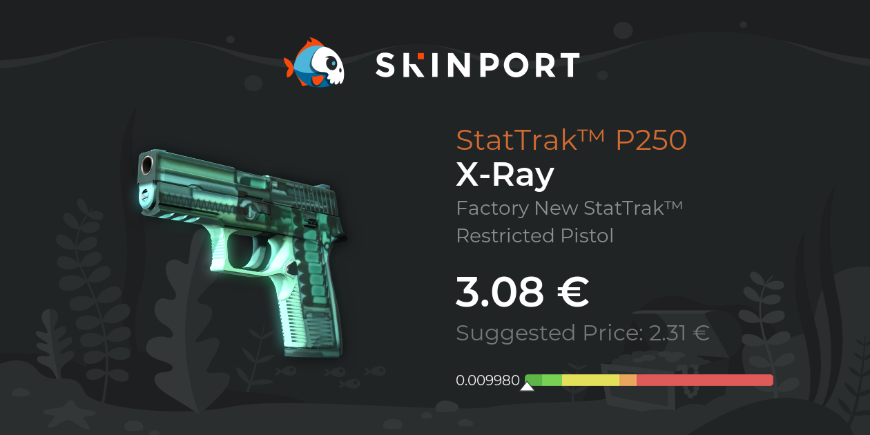 P250 (StatTrak™) | Rayons X (Neuve) - Counter-Strike 2 - Skinport