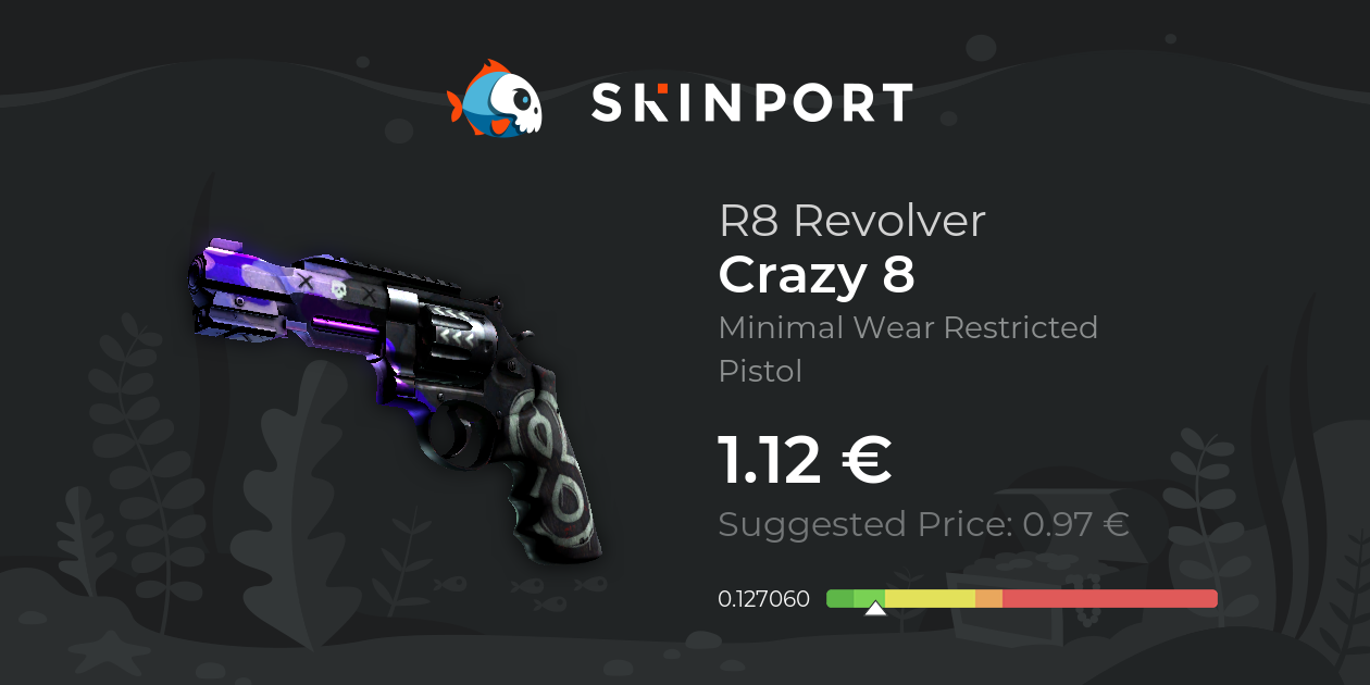 R8 Revolver | Crazy 8 (Minimal Wear) - CS2 - Skinport