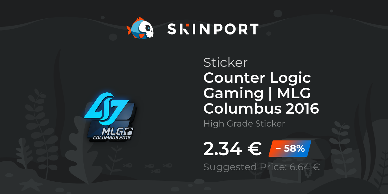 Sticker | Counter Logic Gaming | MLG Columbus 2016 - Counter-Strike 2 ...
