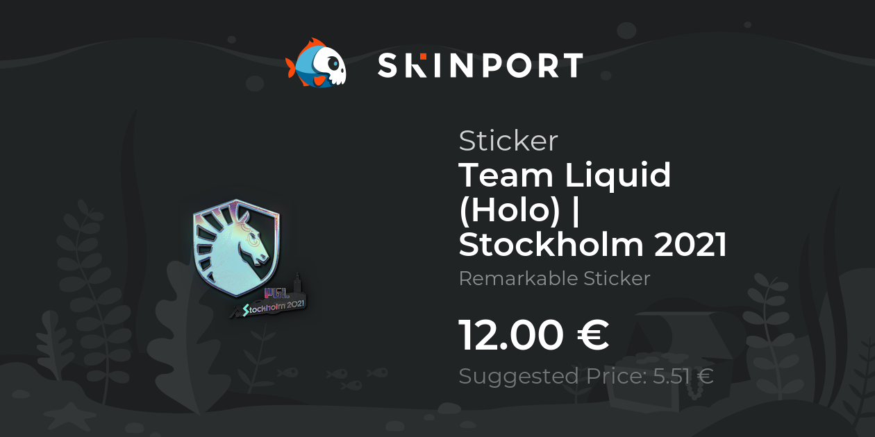 Sticker Team Liquid (Holo) Stockholm 2021 CSGO Skinport