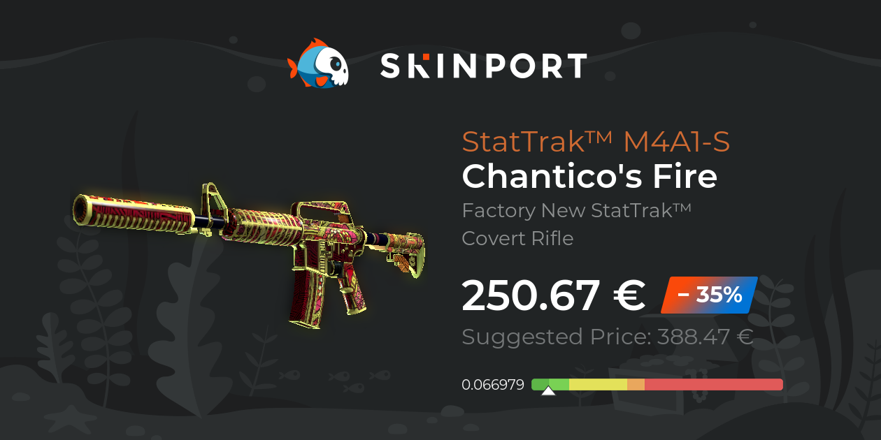 StatTrak™ M4A1-S | Chantico's Fire (Factory New) - CS:GO - Skinport