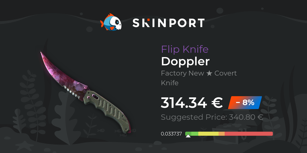 Flip Knife | Doppler (Factory New) - Counter-Strike 2 - Skinport