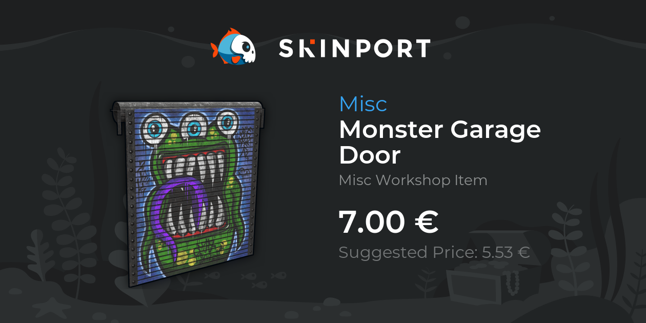 Monster Garage Door - Rust - Skinport