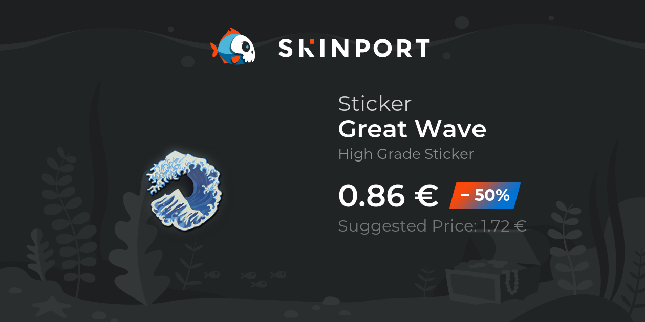 Sticker | Great Wave - Counter-Strike 2 - Skinport