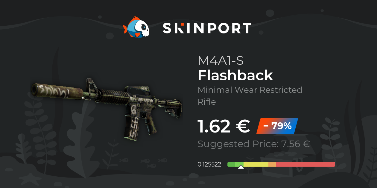 M4A1-S | Flashback (Minimal Wear) - Counter-Strike 2 - Skinport
