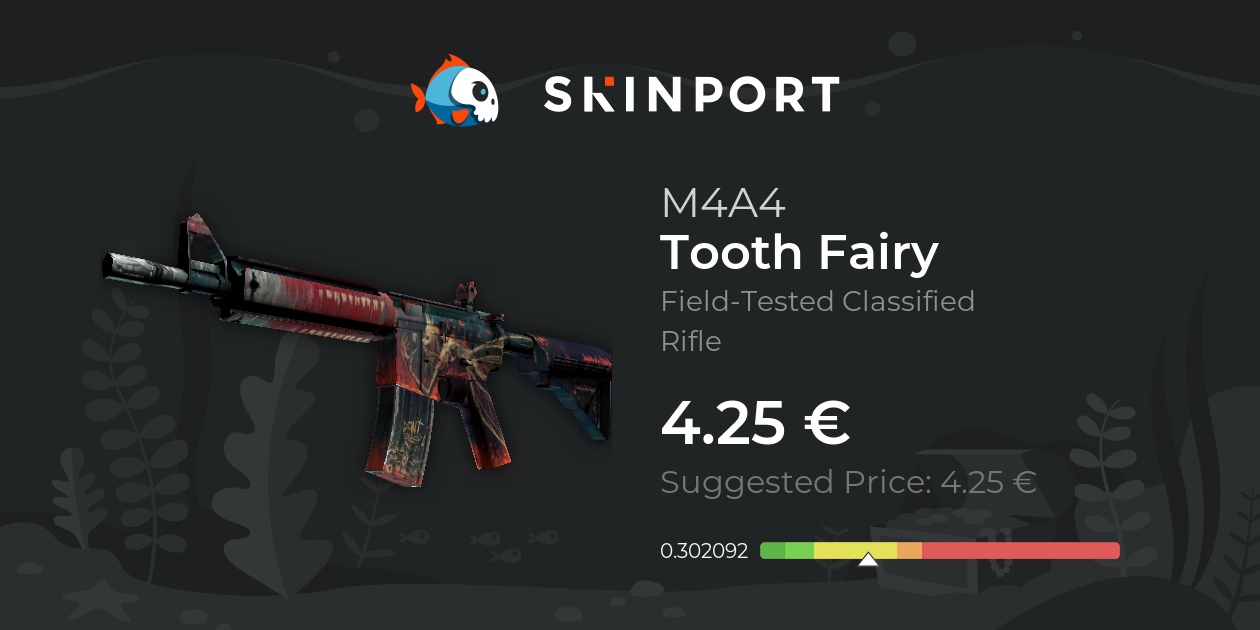 M4A4 | Tooth Fairy (Field-Tested) - CS:GO - Skinport