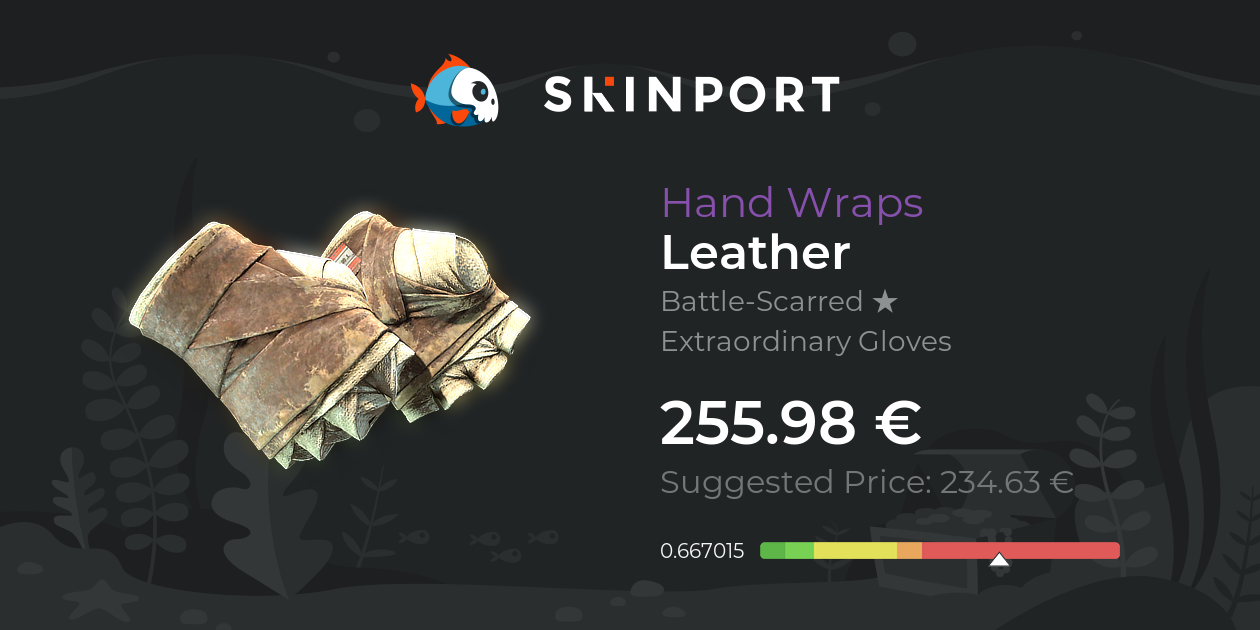 Hand Wraps | Leather (Battle-Scarred) - Counter-Strike 2 - Skinport