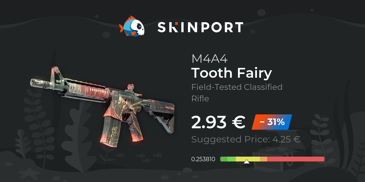 M4A4 | Tooth Fairy (Field-Tested) - Counter-Strike 2 - Skinport