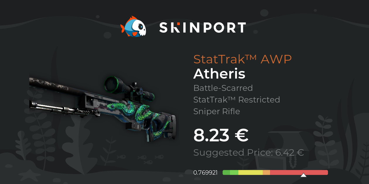 StatTrak™ AWP | Atheris (Battle-Scarred) - Counter-Strike 2 - Skinport