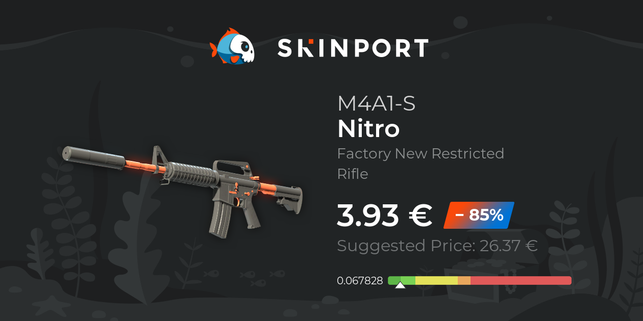 M4A1-S | Nitro (Factory New) - Counter-Strike 2 - Skinport