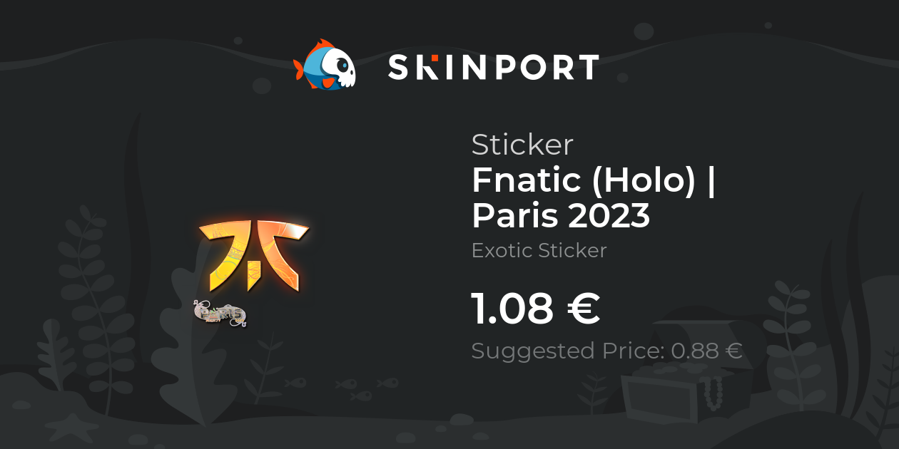 Sticker | Fnatic (Holo) | Paris 2023 - Counter-Strike 2 - Skinport