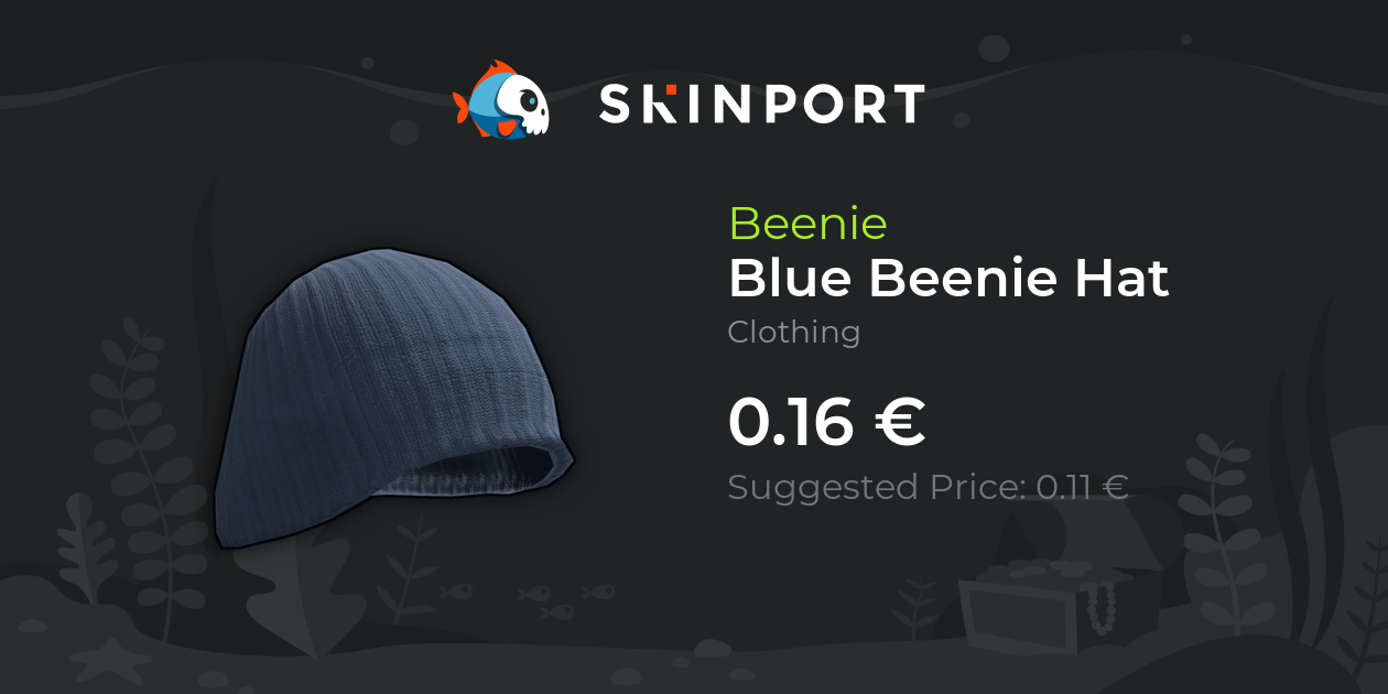 Blue Beenie Hat - Rust - Skinport