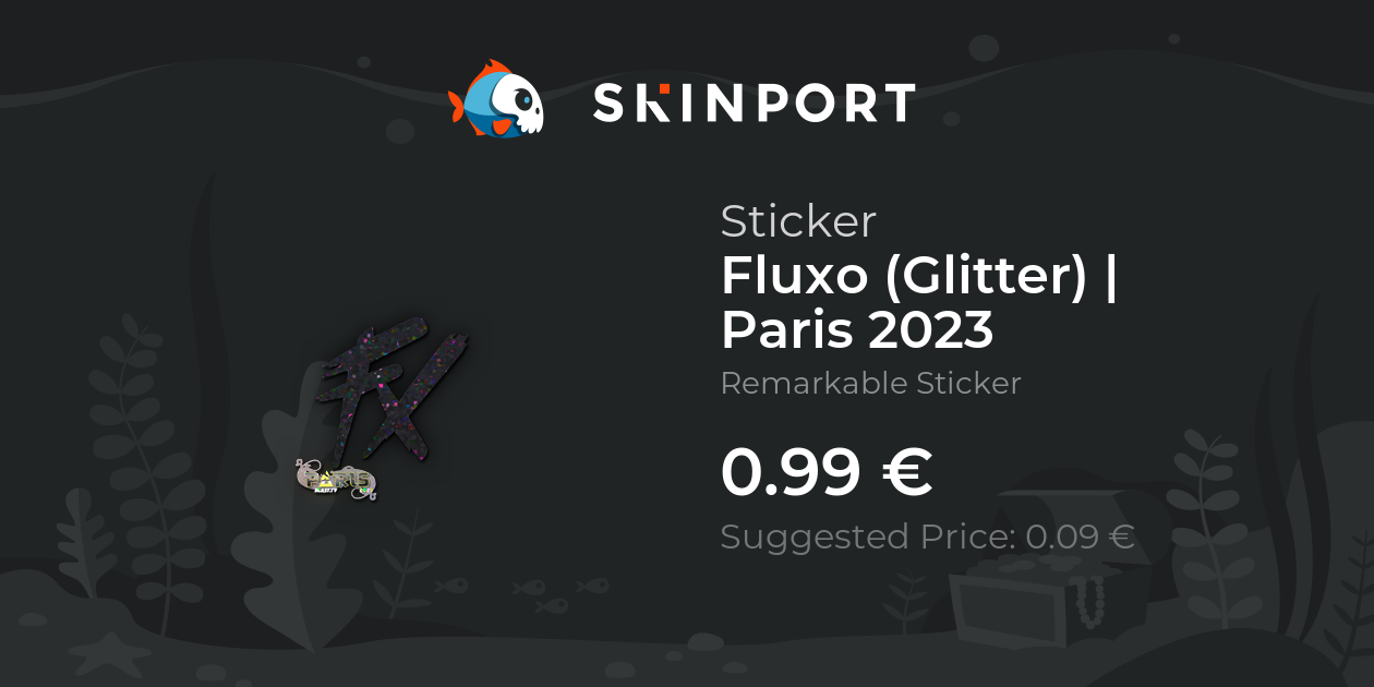 Sticker | Fluxo (Glitter) | Paris 2023 - Counter-Strike 2 - Skinport