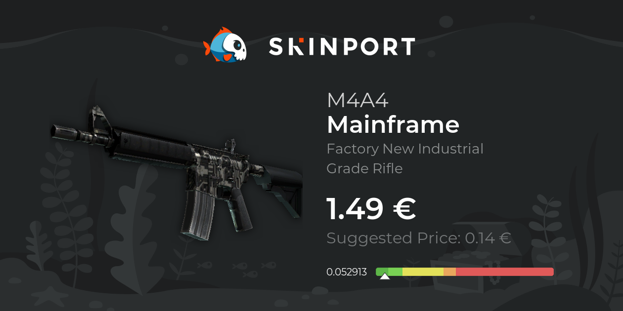 M4A4 | Mainframe (Factory New) - CS:GO - Skinport