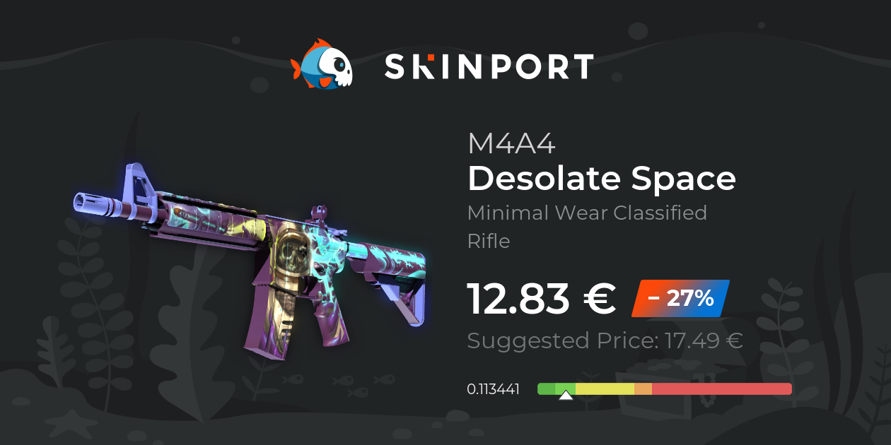 M4A4 | Desolate Space (Minimal Wear) - Counter-Strike 2 - Skinport
