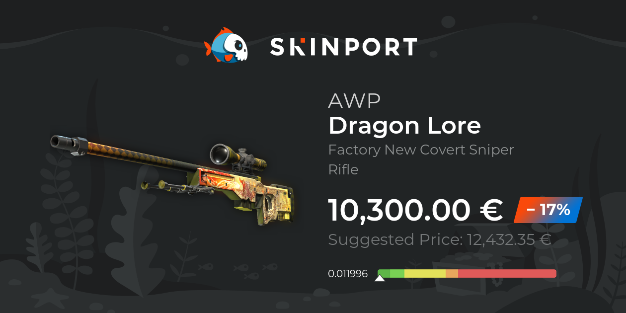 AWP | Dragon Lore (Factory New) - Counter-Strike 2 - Skinport