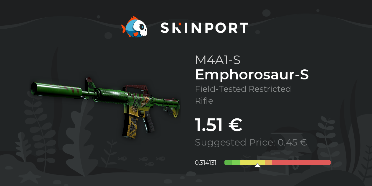 M4A1-S | Emphorosaur-S (Field-Tested) - Counter-Strike 2 - Skinport