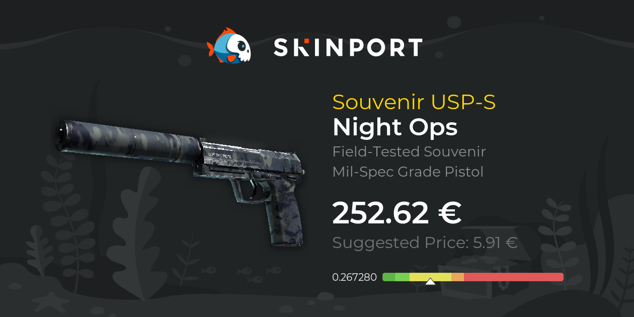 Souvenir USP-S | Night Ops (Field-Tested) - Counter-Strike 2 - Skinport