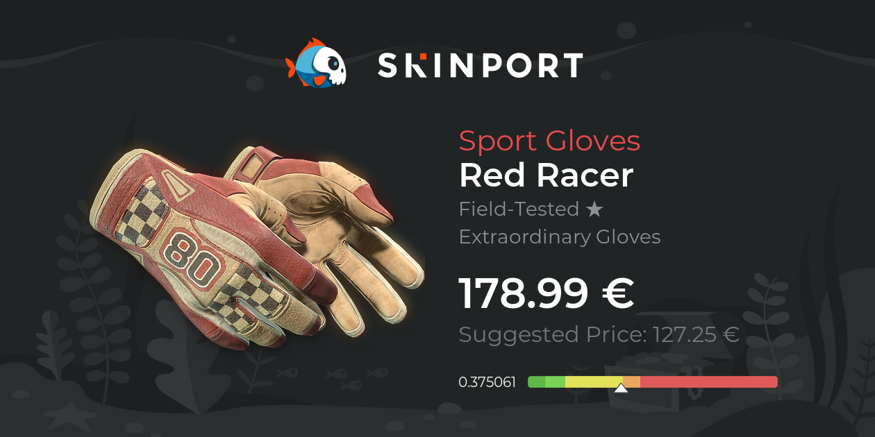 Sport Gloves | Red Racer (Field-Tested) - Counter-Strike 2 - Skinport
