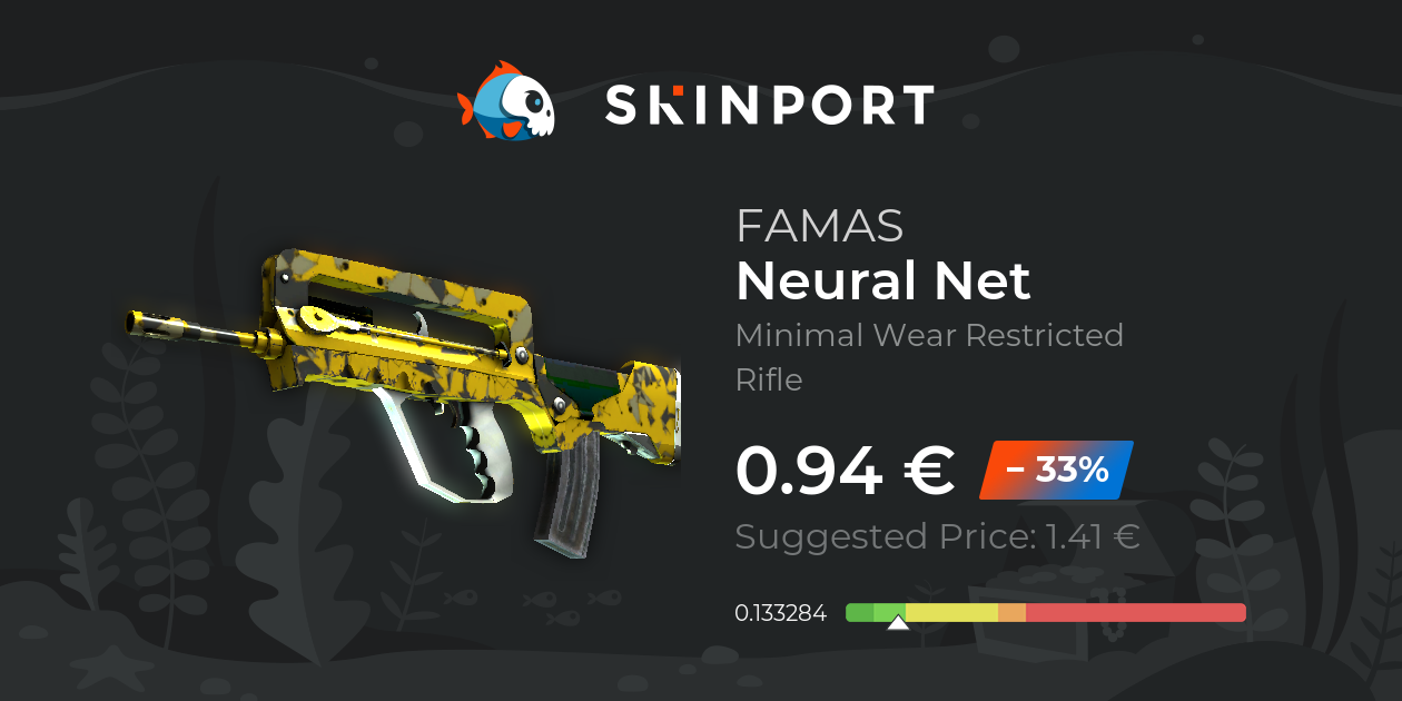 FAMAS | Neural Net (Minimal Wear) - Counter-Strike 2 - Skinport