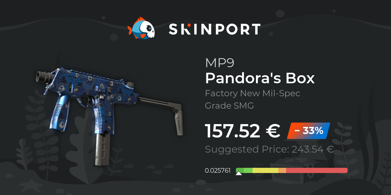 MP9 Pandora's Box (Factory New) CounterStrike 2 Skinport