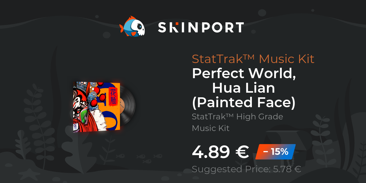StatTrak™ Music Kit | Perfect World, 花脸 Hua Lian (Painted Face ...