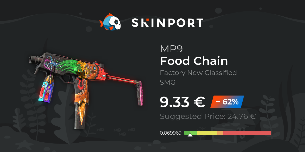 MP9 | Food Chain (Factory New) - Counter-Strike 2 - Skinport