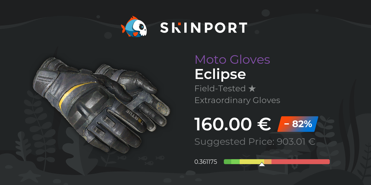 Moto Gloves Eclipse (FieldTested) CS2 Skinport