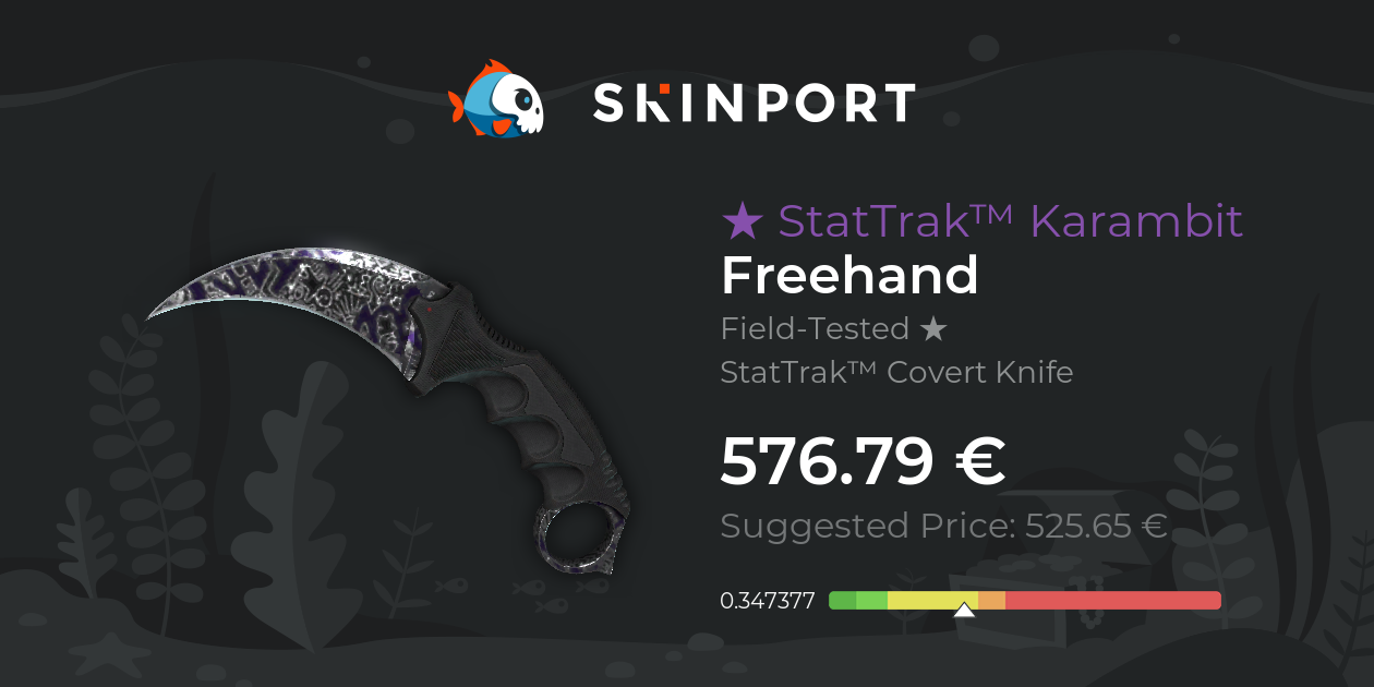 爪子刀（★ StatTrak™） | 自由之手 (久经沙场) - CS:GO - Skinport
