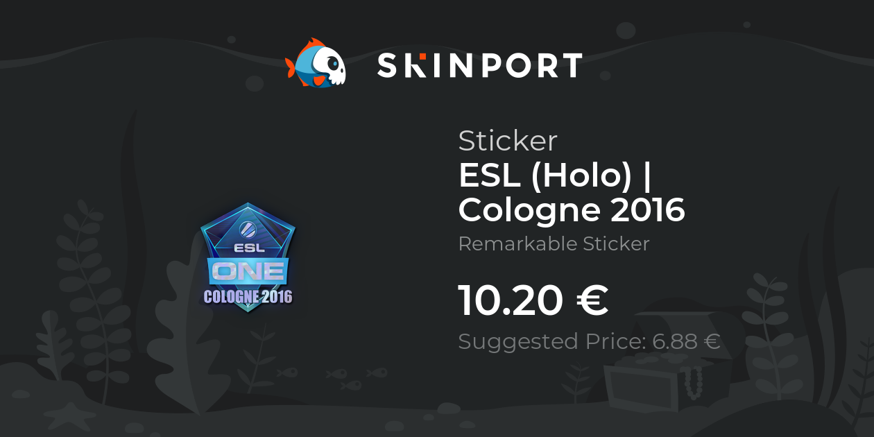 Sticker | ESL (Holo) | Cologne 2016 - Counter-Strike 2 - Skinport
