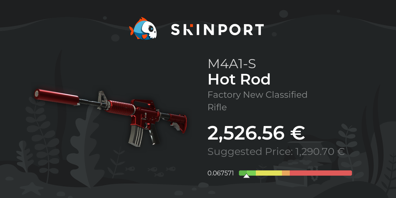 M4A1-S | Hot Rod (Factory New) - Counter-Strike 2 - Skinport