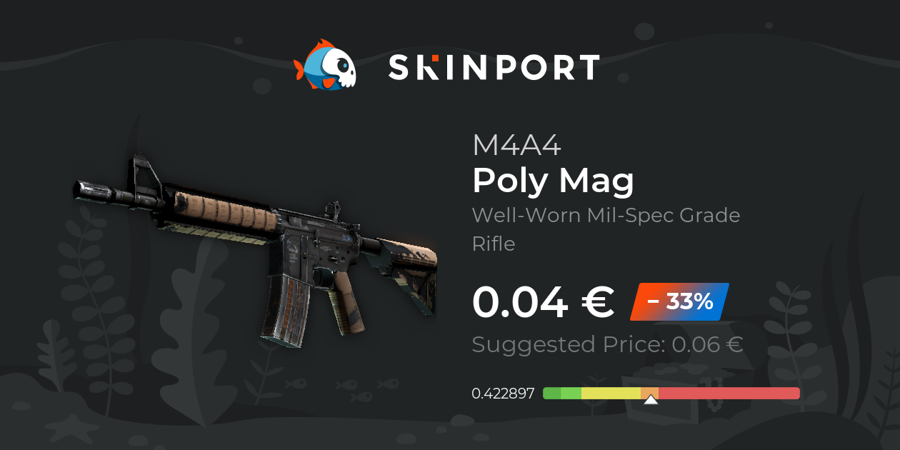M4A4 | Poly Mag (Eskimiş) - Counter-Strike 2 - Skinport