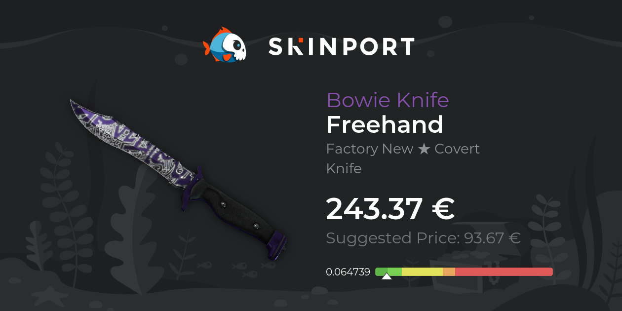 Bowie Knife | Freehand (Factory New) - CS:GO - Skinport
