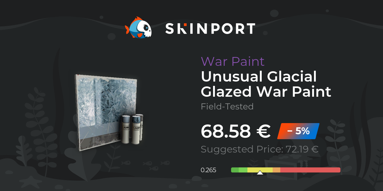 稀有 Glacial Glazed 战绘 (久经沙场) - Team Fortress 2 - Skinport