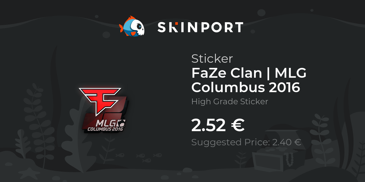 Sticker | FaZe Clan | MLG Columbus 2016 - Counter-Strike 2 - Skinport