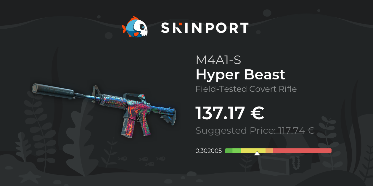 M4A1-S | Hyper Beast (Field-Tested) - Counter-Strike 2 - Skinport
