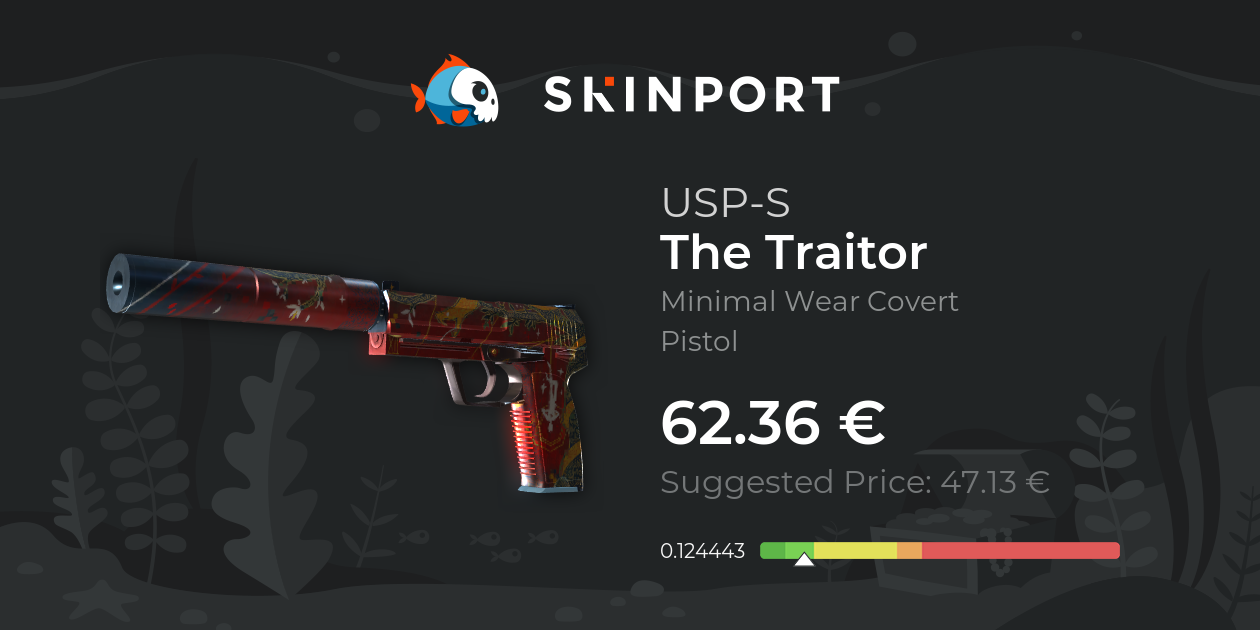USP-S | The Traitor (Minimal Wear) - Counter-Strike 2 - Skinport