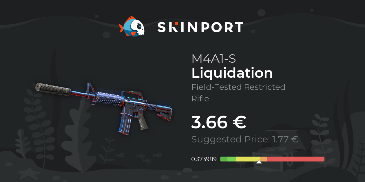 M4A1-S | Liquidation (Field-Tested) - Counter-Strike 2 - Skinport