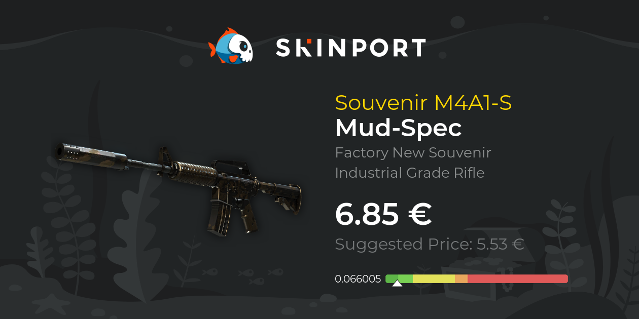 Souvenir M4A1-S | Mud-Spec (Factory New) - Counter-Strike 2 - Skinport