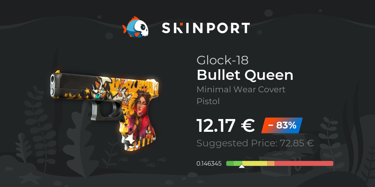 格洛克 18 型 | 子弹皇后 (略有磨损) - Counter-Strike 2 - Skinport